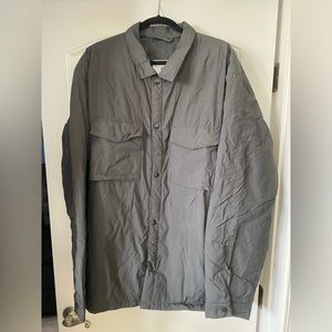 Old Navy Water-Resistant Nylon Snap-Front  Shacket (Shirt Jacket) 3XL